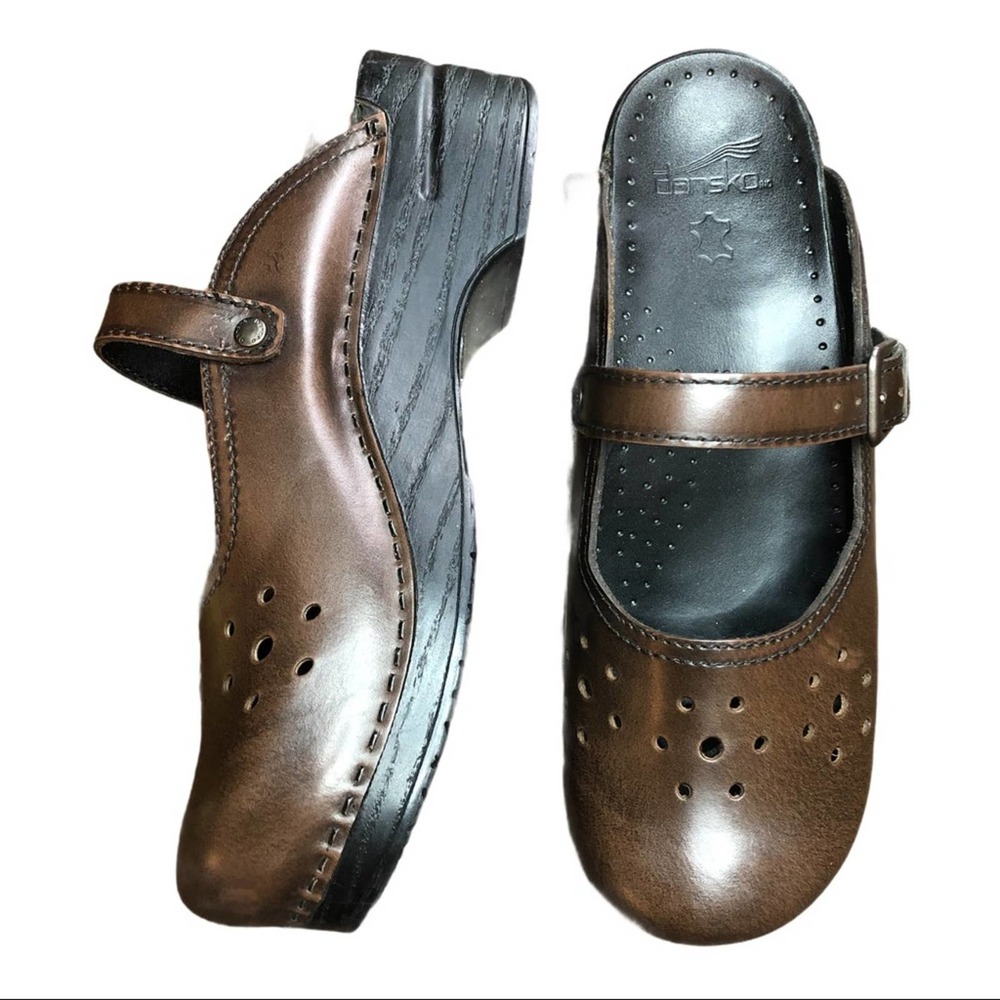 Dansko Merrie Brown Leather Mary Jane 43